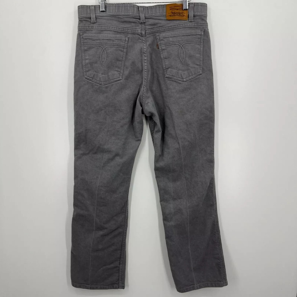 Levis 517 Mens Grey Vintage Bootcut Pants Size W38 L30 Vtg 052808-6